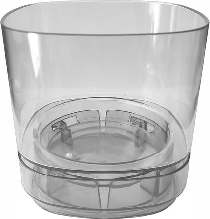 Pera Orkide Saksı (Gri, 2.3 Litre)