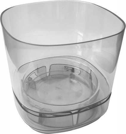 Pera Orkide Saksı (Gri, 2.3 Litre)