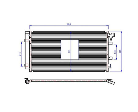 RADYATÖR KLİMA FLU 1.5 DCI 12->