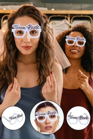 Bride To Be Seti Bekarlığa Veda Partisi Malzemesi Kuşak, Taç, Dövme, Balon Gözlük Nedime Gelin Gümüş