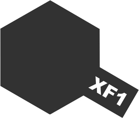 Xf-1 Flat Black Mat Akrilik Boya (10 Ml)
