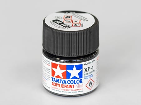 Xf-1 Flat Black Mat Akrilik Boya (10 Ml)