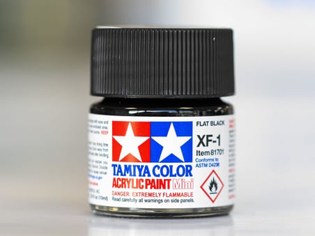 Xf-1 Flat Black Mat Akrilik Boya (10 Ml)