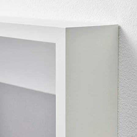 Sannahed IKEA RIBBA 25X25 CM DERİN BEYAZ KARE AHŞAP FOTOĞRAF RESİM ÇERÇEVESİ PASPARTULU