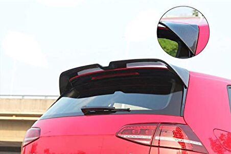 Vw Golf 7 7,5 bagaj üstü spoiler oettinger pianoblack boyalı 2012+