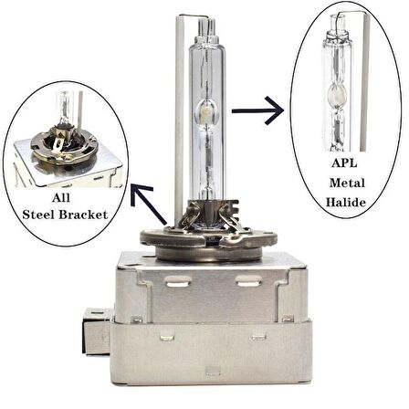 D1s xenon far ampulü 4600k 35watt AEM D1S - 6000K