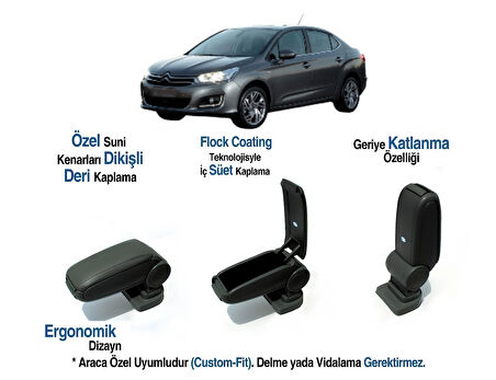 CIRÖEN C4/ C-QUATRE  ARACA ÖZEL KOL DAYAMA KOLÇAK VİDASIZ 2009 2010 2011 2012 