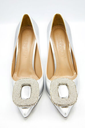 Kadın Taş Toka Detaylı Stiletto