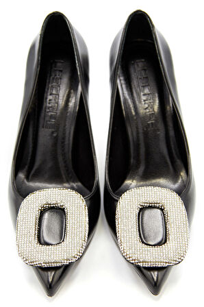 Kadın Taş Toka Detaylı Stiletto