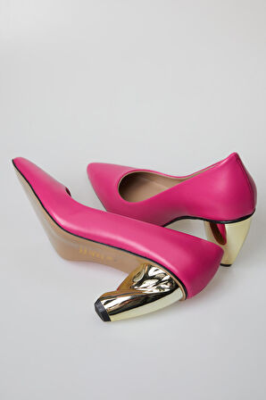 Kadın Gold Topuklu Tasarım  Stiletto