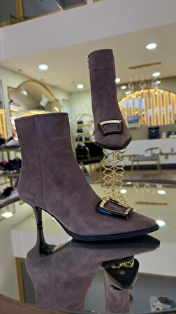 Duygushoesbag Kadın Hakiki Deri Bot