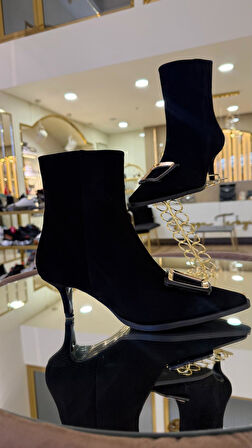 Duygushoesbag Kadın Hakiki Deri Bot