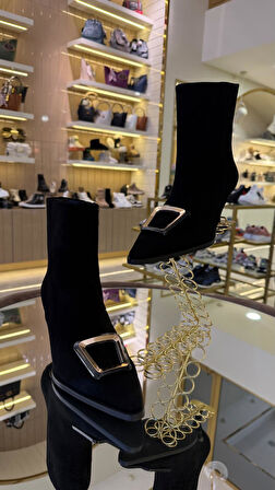 Duygushoesbag Kadın Hakiki Deri Bot