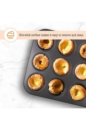 12'li Muffin Kalıbı Yapışmaz Kek ve Cupcake Kalıbı Fırın Tepsisi ev yapımı muffin kalıbı metal muffin kalıbı kek kalıbı