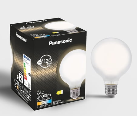 Filament Ampul E27 13W 2000LM 4000K Milky