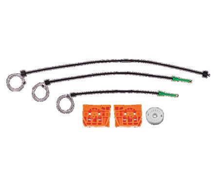 Kayoto VW Caddy 2004-2015 Cam Kriko Teli Ön Sol Sağ Tamir Takımı KY25710T