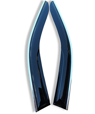 Renault Express Düz Kromlu Cam Rüzgarlığı 2021 ve Üzeri 2li