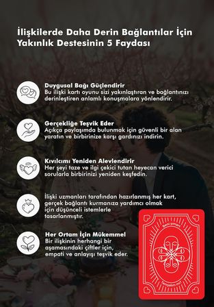 Çiftler İçin Romantik İlişki Soru Kartları - Konuşma Kartları