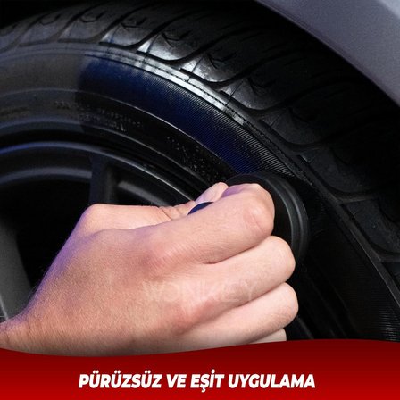 - Araba Lastik Parlatıcı Aplikatör Fırçası, Premium Araç ve Motor Lastik Parlatma Aparatı