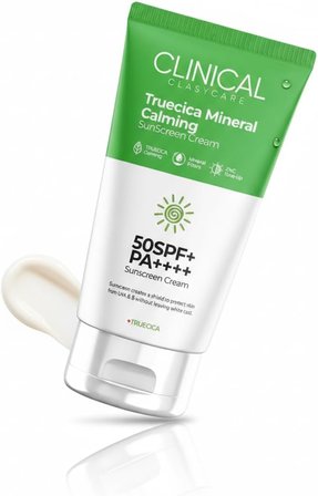 Mineral Güneş Kremi SPF 50 – Truecica Hassas Ciltler İçin Yatıştırıcı Yüz Güneş Koruyucu, Tinted Nemlendirici SPF’li, Geniş Spektrum PA++++, Seyahat Boyu, 50 ml