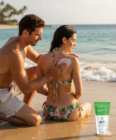 Mineral Güneş Kremi SPF 50 – Truecica Hassas Ciltler İçin Yatıştırıcı Yüz Güneş Koruyucu, Tinted Nemlendirici SPF’li, Geniş Spektrum PA++++, Seyahat Boyu, 50 ml