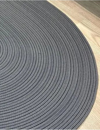Jüt, Halı, kilim, Paspas, Yolluk, Balkon Halısı, Kolidor Halısı, Çeyizlik Ev Eşyası, Banyo Paspası 100 x 150 Antrasit