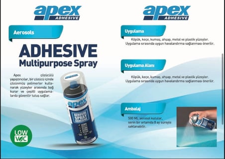 Sünger Yapıştırıcı APEX 340 GR