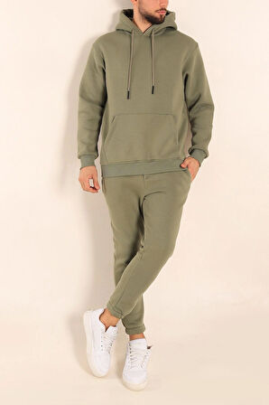 Unisex Oversize Eşofman Takımı 3 İplik Şardonlu – Kışlık
