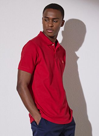 Brooks Brothers Kırmızı Erkek Polo T-Shirt BBSP23MTS035