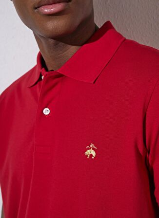 Brooks Brothers Kırmızı Erkek Polo T-Shirt BBSP23MTS035