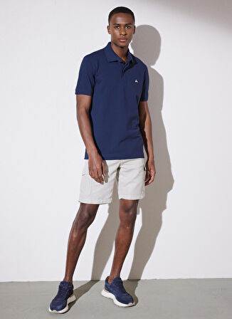 Brooks Brothers Klasik Yaka Lacivert Erkek T-Shirt BBSP23MTS036