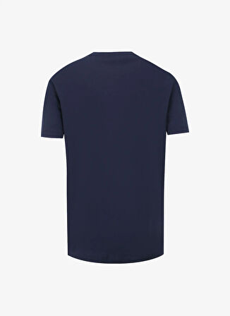 Brooks Brothers Bisiklet Yaka Lacivert Erkek T-Shirt BBSS24MTS006