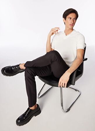 Brooks Brothers Polo Yaka Standart Ekru Erkek Kazak BBSS24MKL012