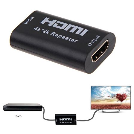  Hdmi Dişi Dişi Uzatıcı Repeater 4K 40 Metre Adaptör Extender