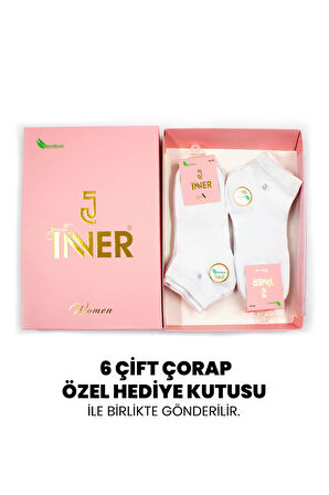 Just Inner Kadın Çorap 6'lı Patik (Bambu)