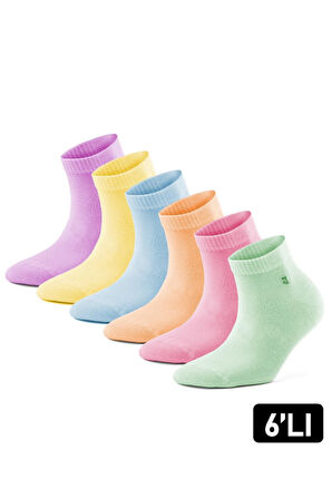 Just Inner Kadın Çorap 6'lı Patik (Bambu)