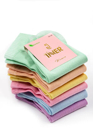 Just Inner Kadın Çorap 6'lı Patik (Bambu)