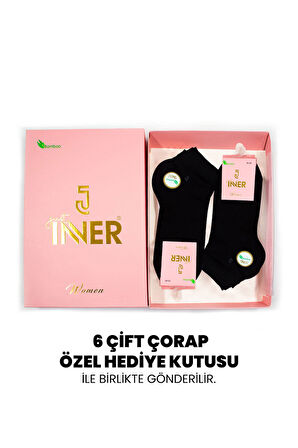 Just Inner Kadın Çorap 6'lı Patik (Bambu)
