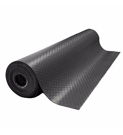 VİZYON FLOOR Pvc Kalın Para Desenli Oto Zemin Kaplama - Yer Döşemesi En: 200 Cm - Boy: 500 cm