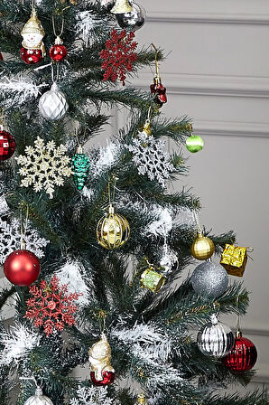 Luxury Series 150 CM 260 Dal Plastik Ayaklı Yılbaşı Çam Ağacı