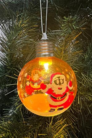 Walke Yılbaşı Ağaç Sarı Işıklı Ampul Süs