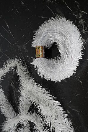 Waldern 5 Metre Yılbaşı Çam Kapı Garlandı Beyaz