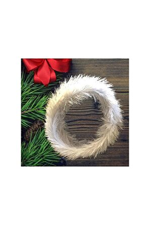Waldern 5 Metre Yılbaşı Çam Kapı Garlandı Beyaz