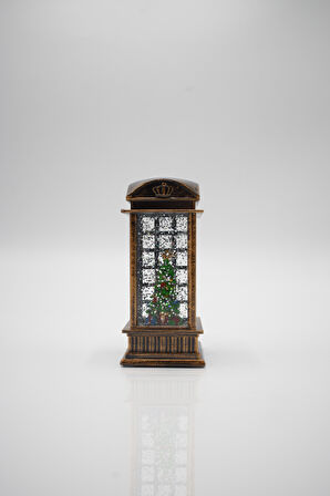 Waldern Yılbaşı Temalı Işıklı Geyik Figürlü Dekoratif Fener