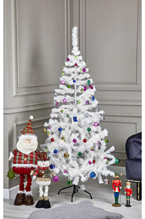 Waldern Premium Luxury Series 210 cm Beyaz Yılbaşı Ağacı