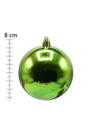 Waldern Cici Top Yılbaşı Çam Ağacı Süsü 8 Cm 6'Lı