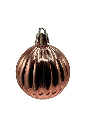 Waldern 5 cm 12li Cici Top Parlak Yılbaşı Ağaç Süsü Bakır