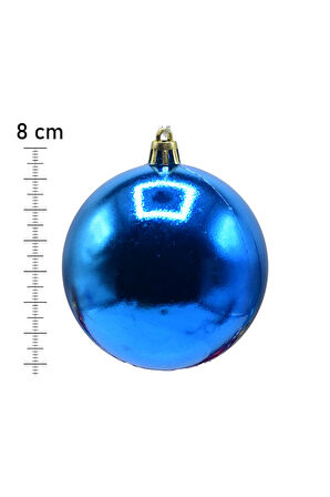 Waldern Cici Top Yılbaşı Çam Ağacı Süsü 8 Cm 6'Lı