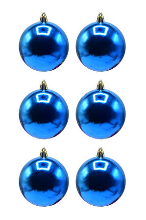 Waldern Cici Top Yılbaşı Çam Ağacı Süsü 8 Cm 6'Lı