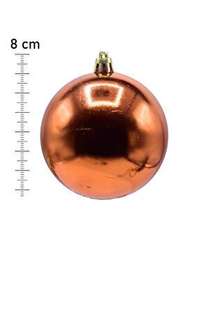 Waldern Cici Top Yılbaşı Çam Ağacı Süsü 8 Cm 6'Lı